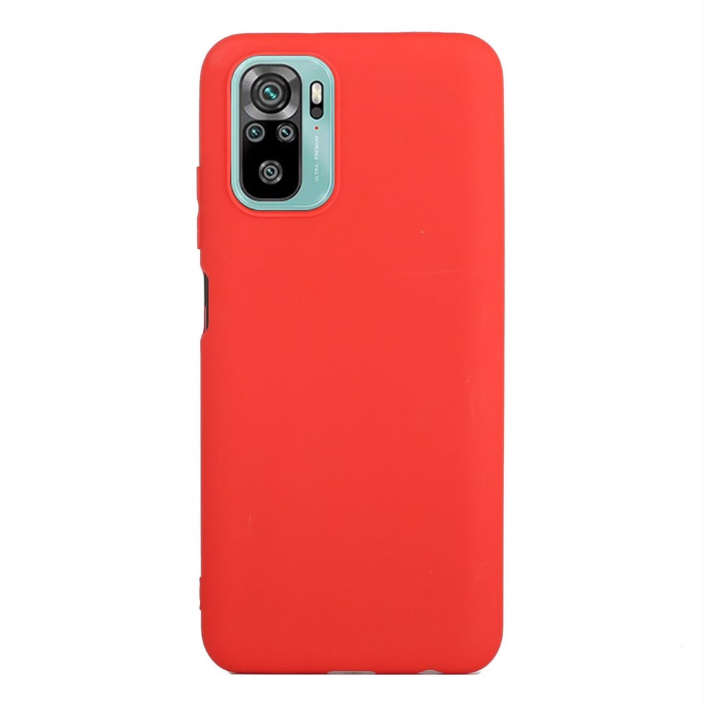  Xiaomi Redmi Note 10S - Matt Shockproof TPU Skal - Röd