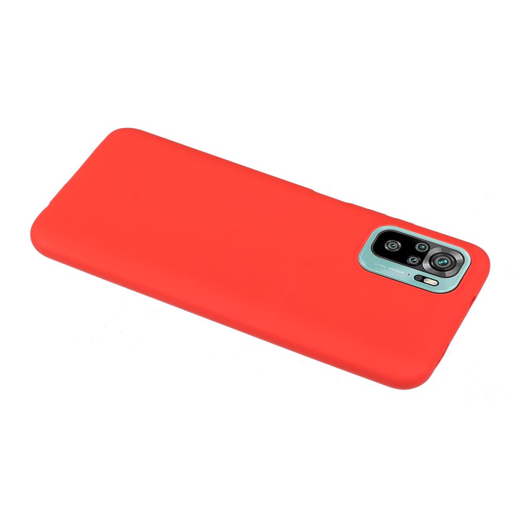  Xiaomi Redmi Note 10S - Matt Shockproof TPU Skal - Röd
