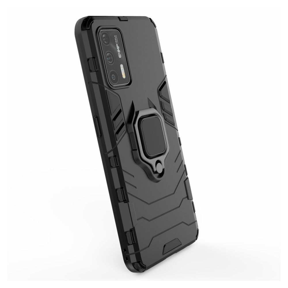  Realme GT 5G - Hybrid Ring Skal - Svart