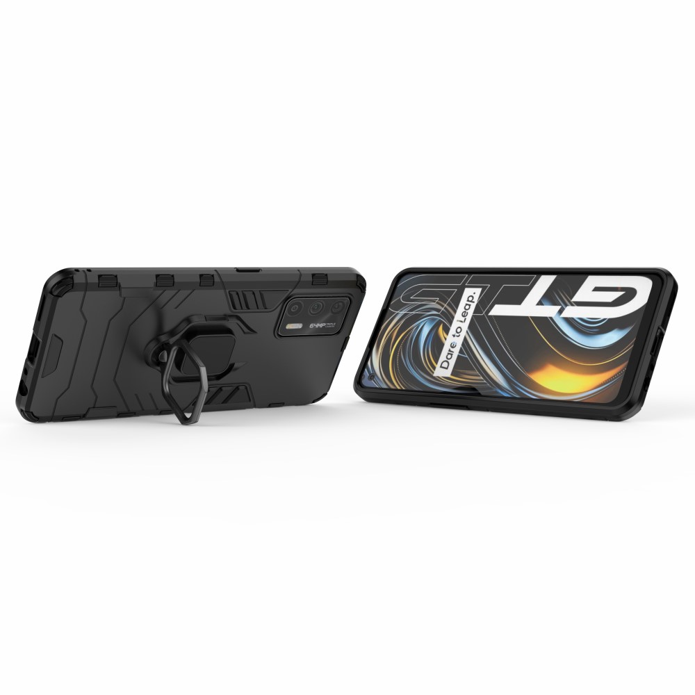  Realme GT 5G - Hybrid Ring Skal - Svart
