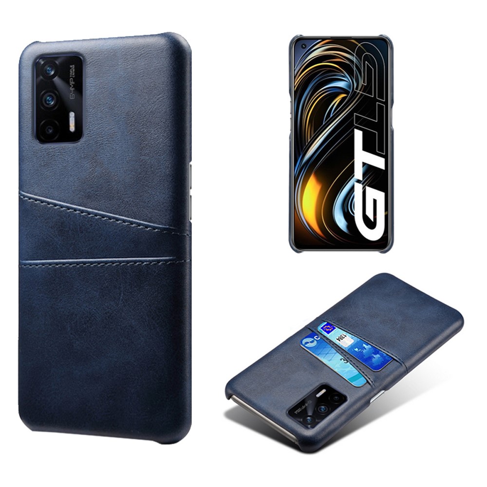KSQ Realme GT 5G - KSQ Skal Med Kortfack - Blå