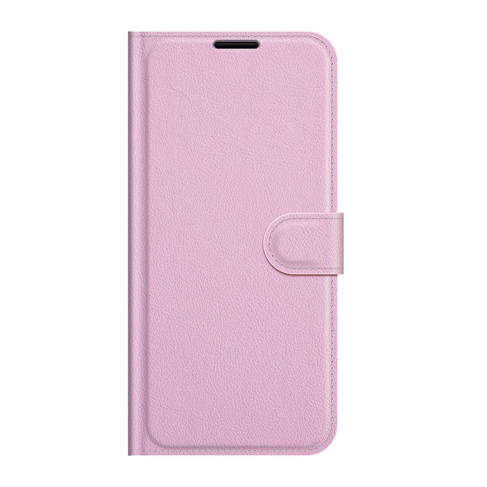  OnePlus Nord CE 5G - Litchi Läder Fodral - Ljus Rosa