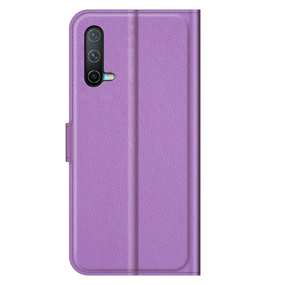  OnePlus Nord CE 5G - Litchi Läder Fodral - Lila