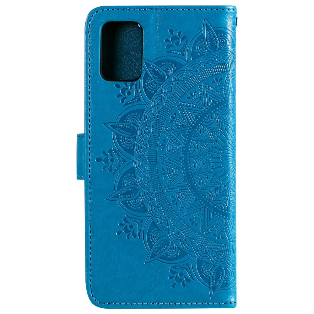  OnePlus Nord 2 5G - Mandala Läder Fodral - Blå