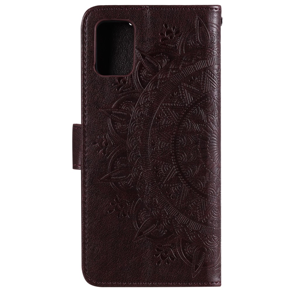  OnePlus Nord 2 5G - Mandala Läder Fodral - Brun