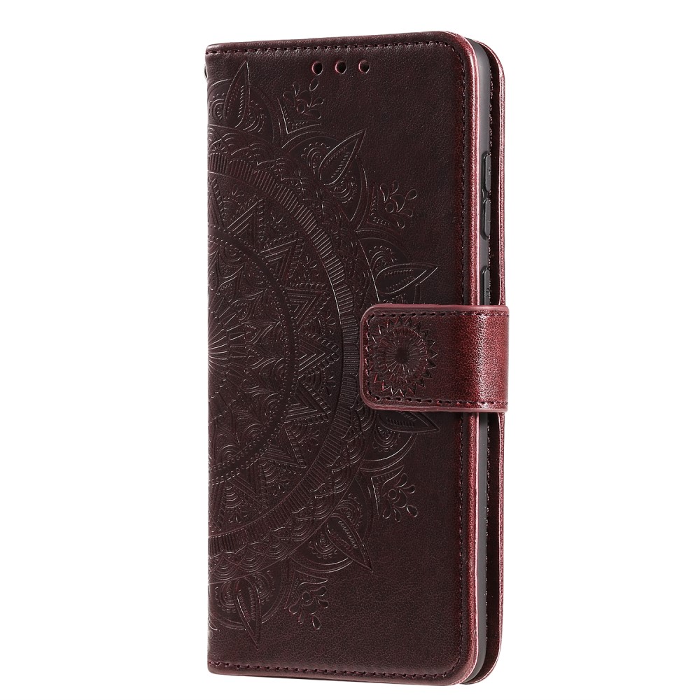  OnePlus Nord 2 5G - Mandala Läder Fodral - Brun