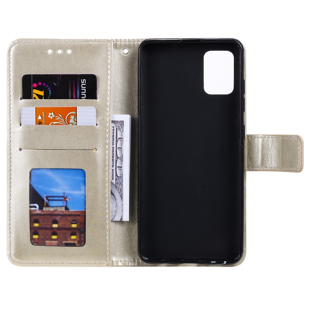  OnePlus Nord 2 5G - Mandala Läder Fodral - Guld