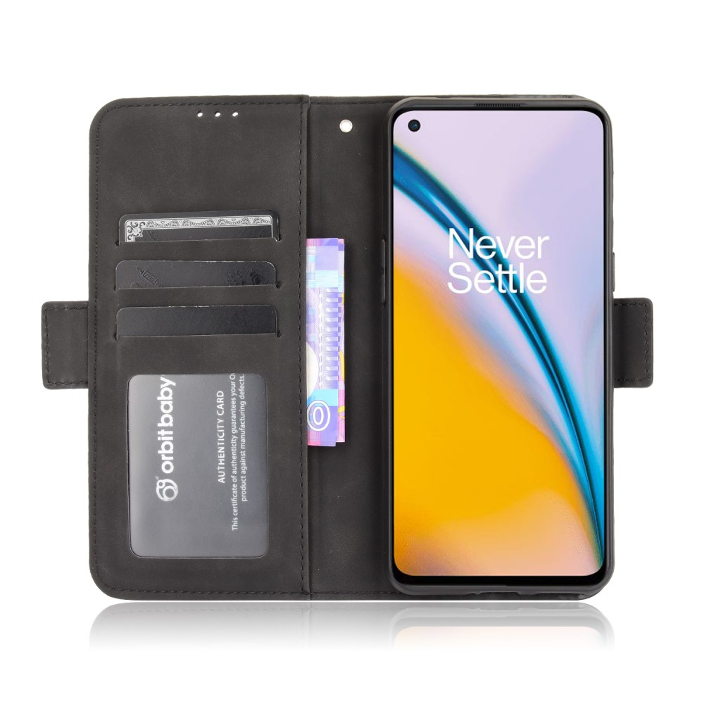  OnePlus Nord 2 5G - Fodral Med Avtagbart Kortfodral - Svart