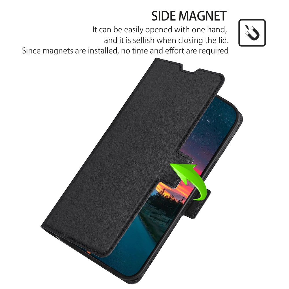  OnePlus Nord 2 5G - Slim Läder Fodral - Svart
