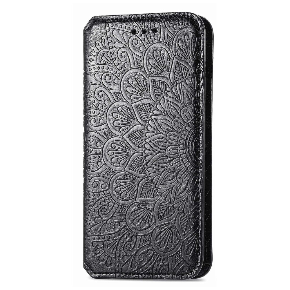  OnePlus Nord 2 5G - Mandala Tryckt Läder Fodral - Svart