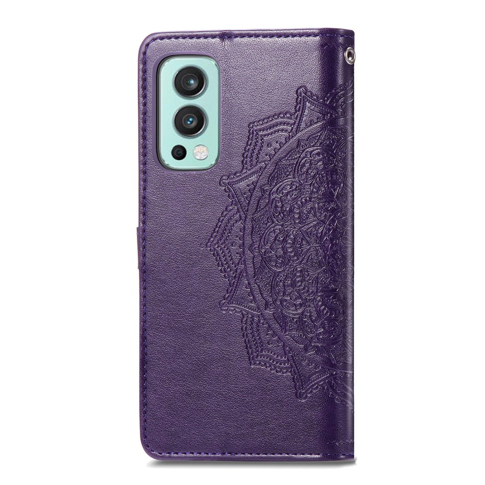 OnePlus Nord 2 5G - Mandala Läder Fodral - Lila