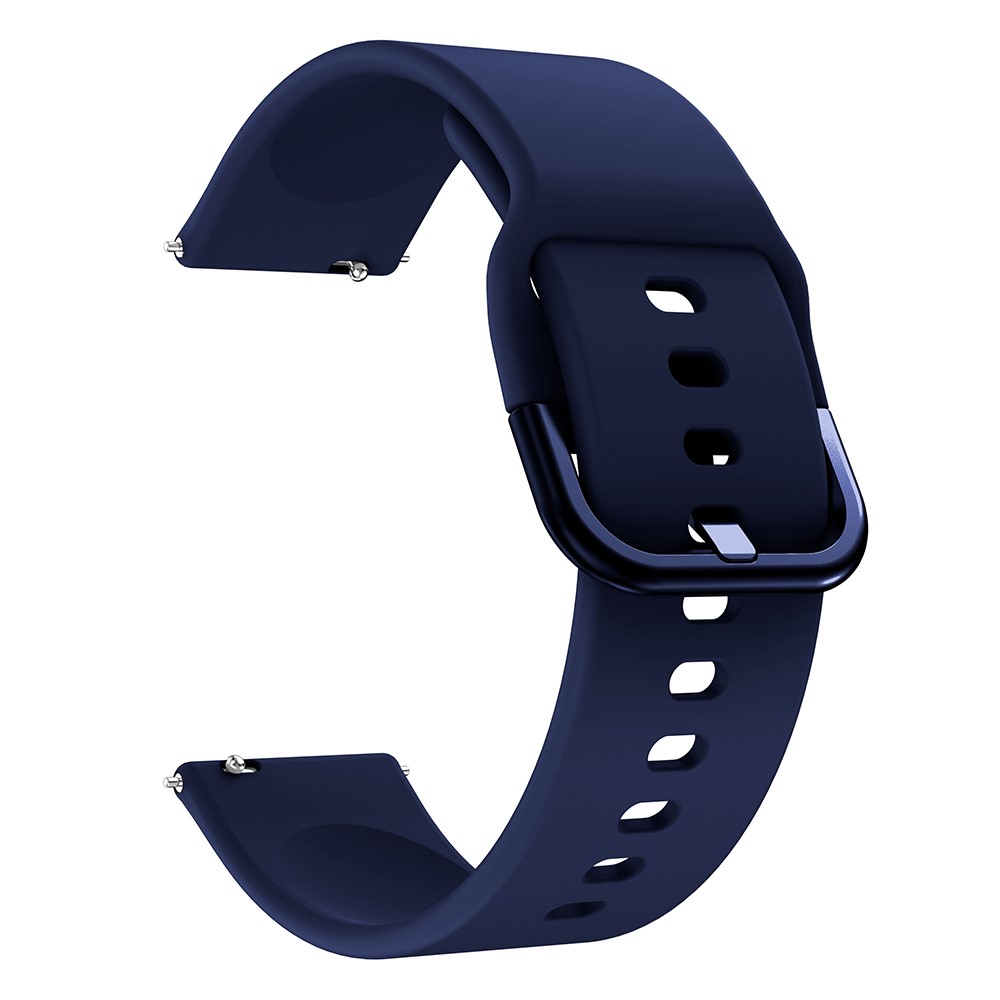  Silikon Armband För Smartwatch (20mm) - Mörk Blå