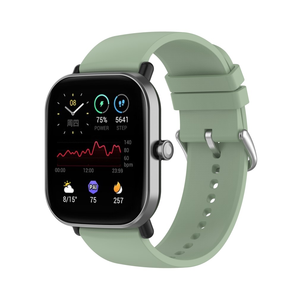  Silikon Armband För Smartwatch (20 mm) - Grön