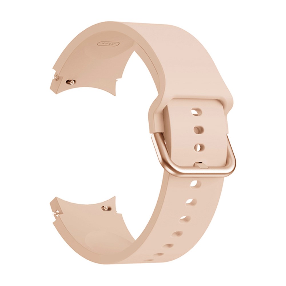  Silikon Armband För Galaxy Watch 4/5/5 Pro/6/7/FE Ljus Rosa