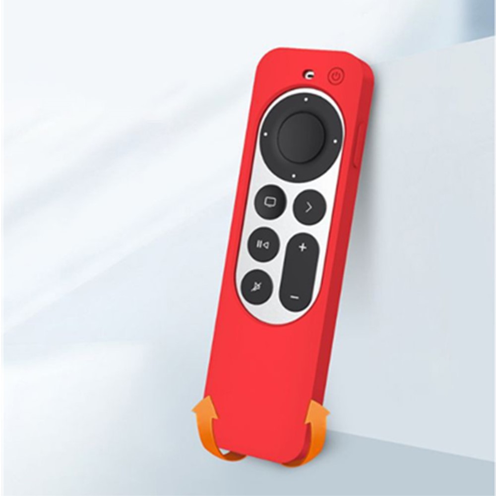  Apple TV 4K 2021 Silikonskal För Kontroll  Box - Orange