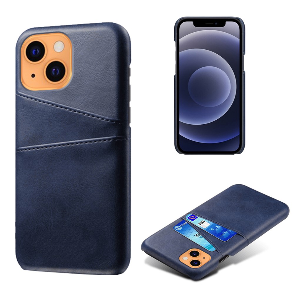 KSQ iPhone 13 - KSQ Skal Med Kortfack - Blå