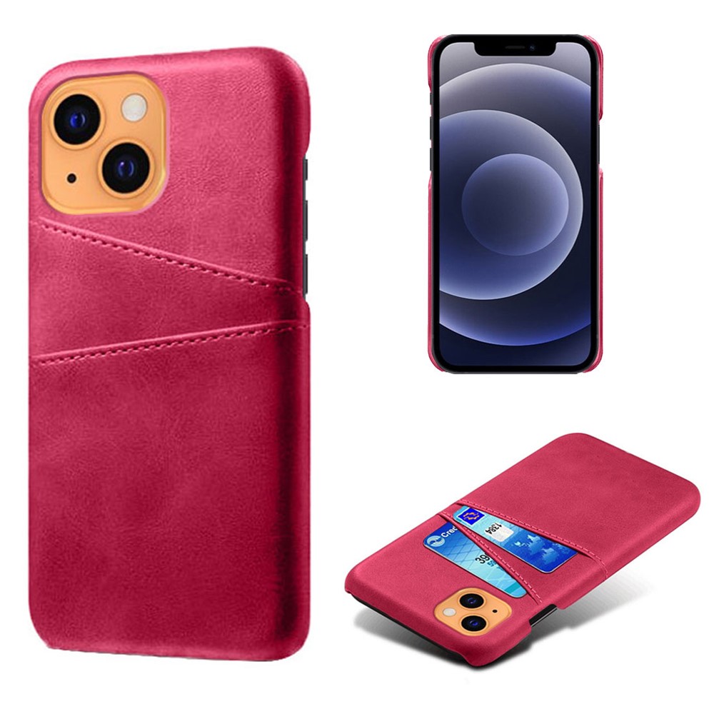 KSQ iPhone 13 - KSQ Skal Med Kortfack - Rosa