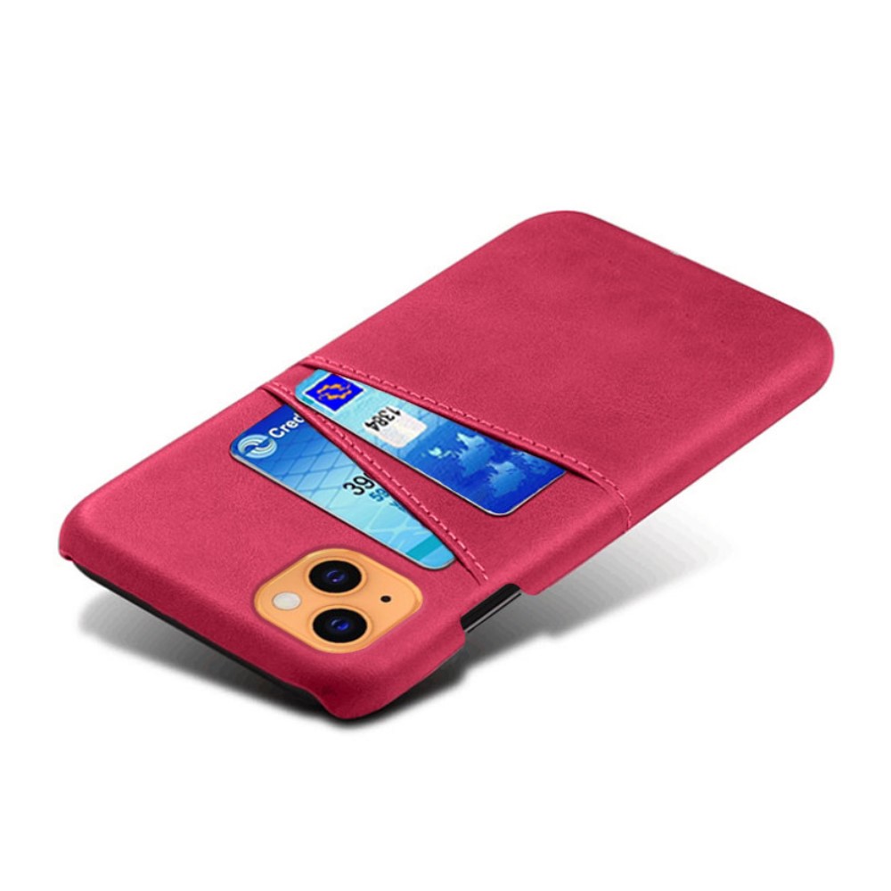 KSQ iPhone 13 - KSQ Skal Med Kortfack - Rosa
