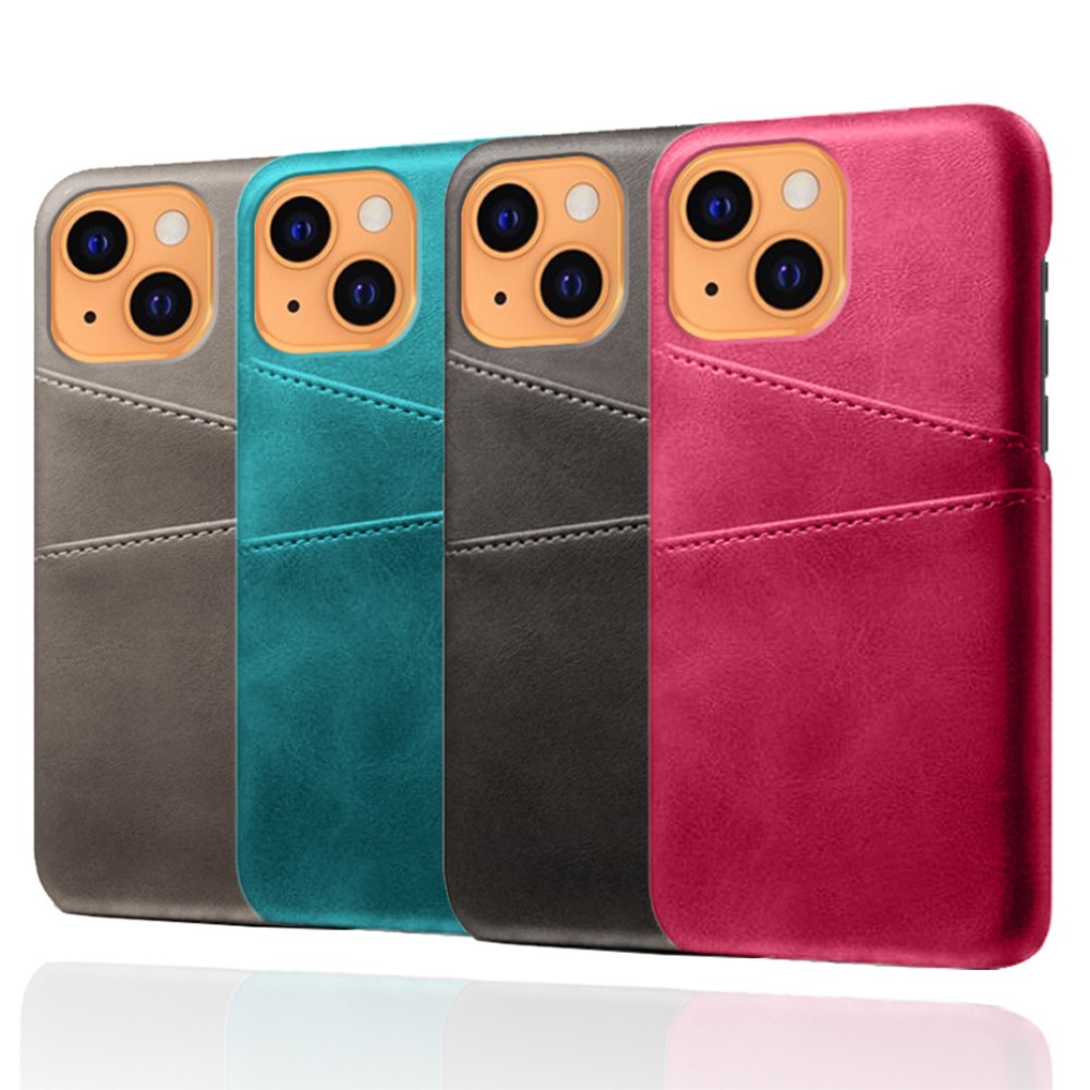 KSQ iPhone 13 - KSQ Skal Med Kortfack - Rosa