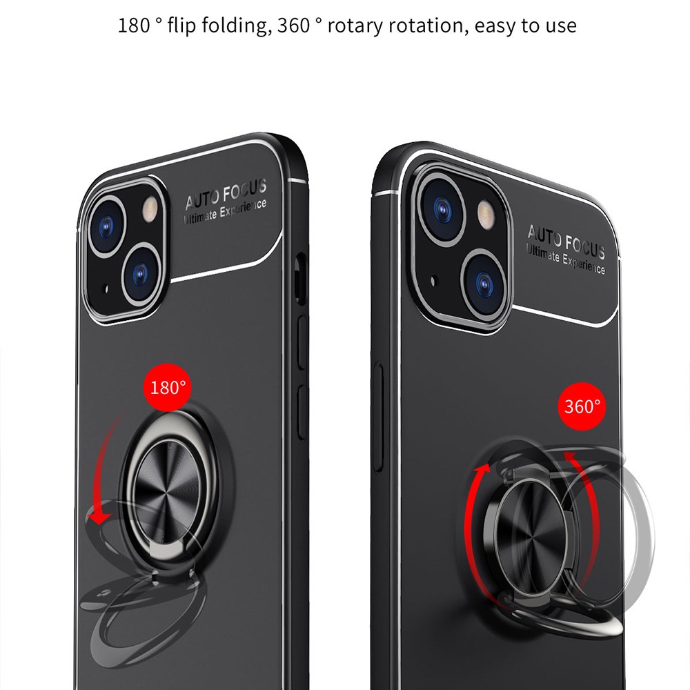  iPhone 13 - Ring Skal - Svart
