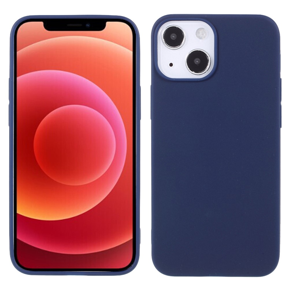  iPhone 13 - Matt TPU Skal - Blå