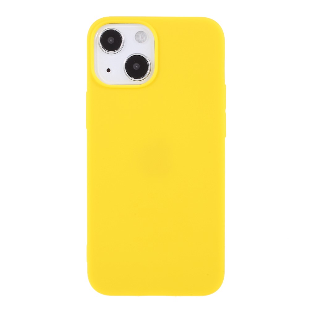  iPhone 13 - Matt TPU Skal - Gul