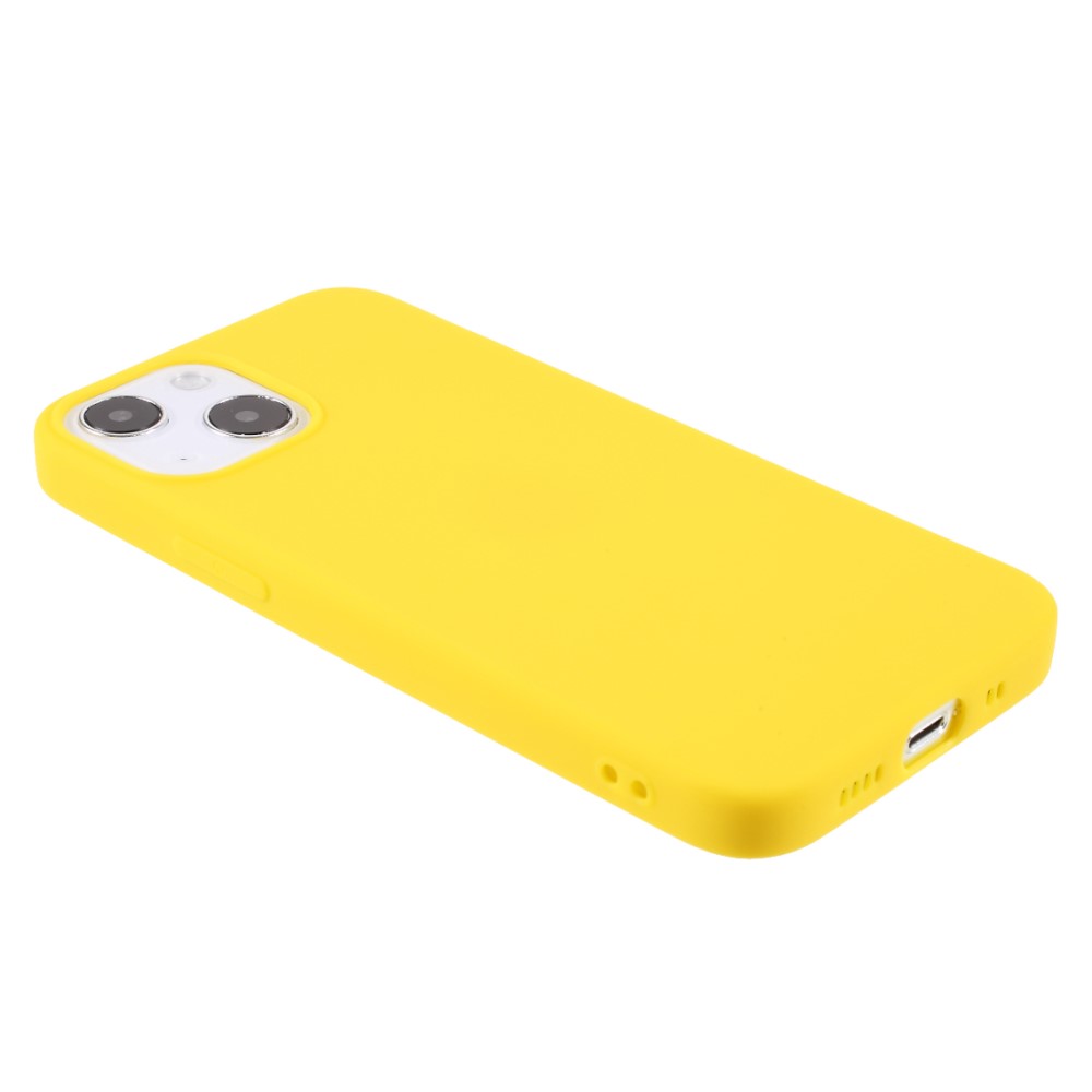  iPhone 13 - Matt TPU Skal - Gul