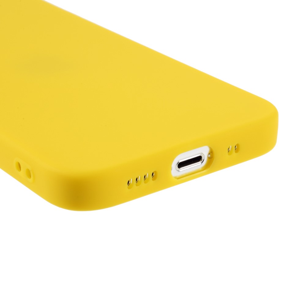  iPhone 13 - Matt TPU Skal - Gul