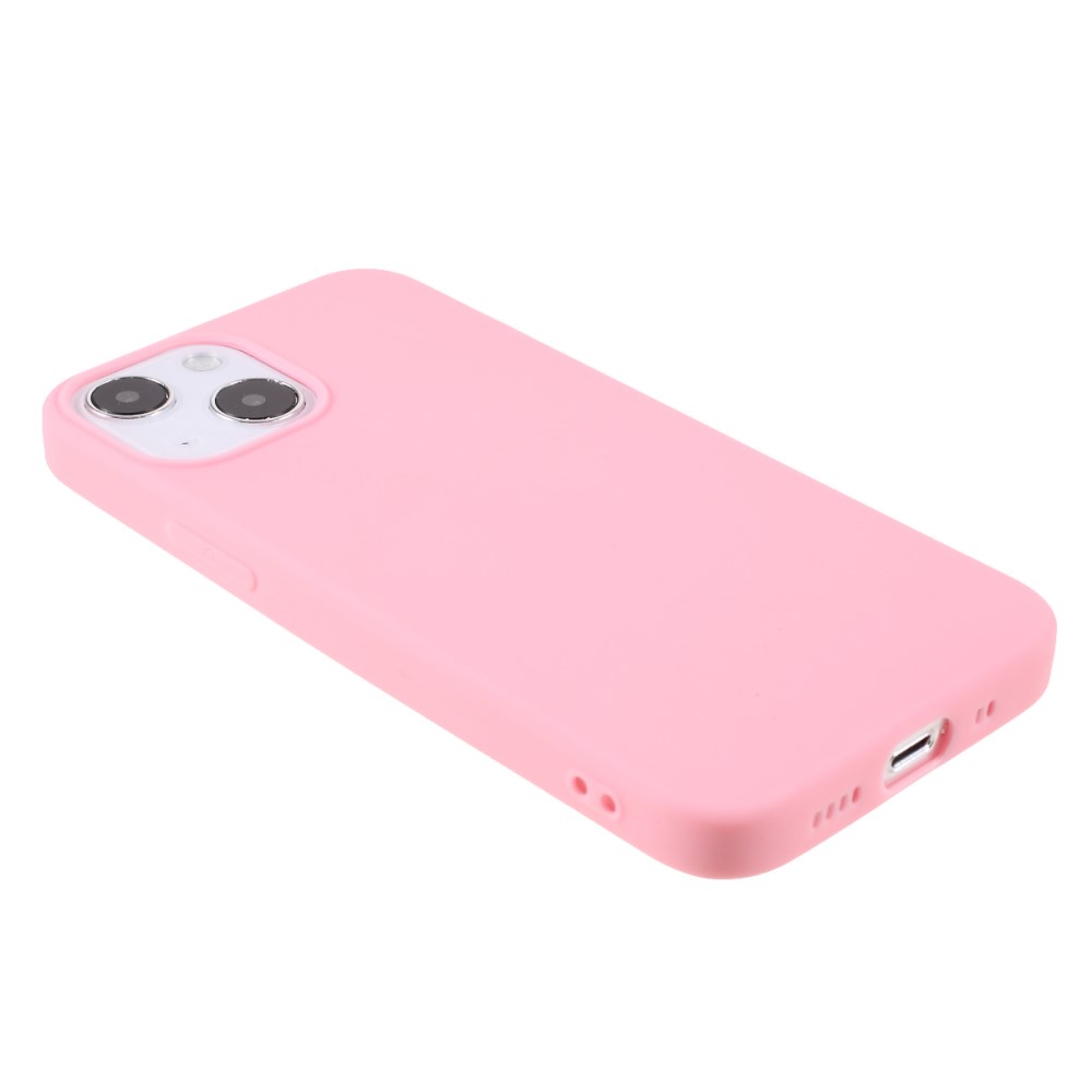  iPhone 13 - Matt TPU Skal - Ljus Rosa
