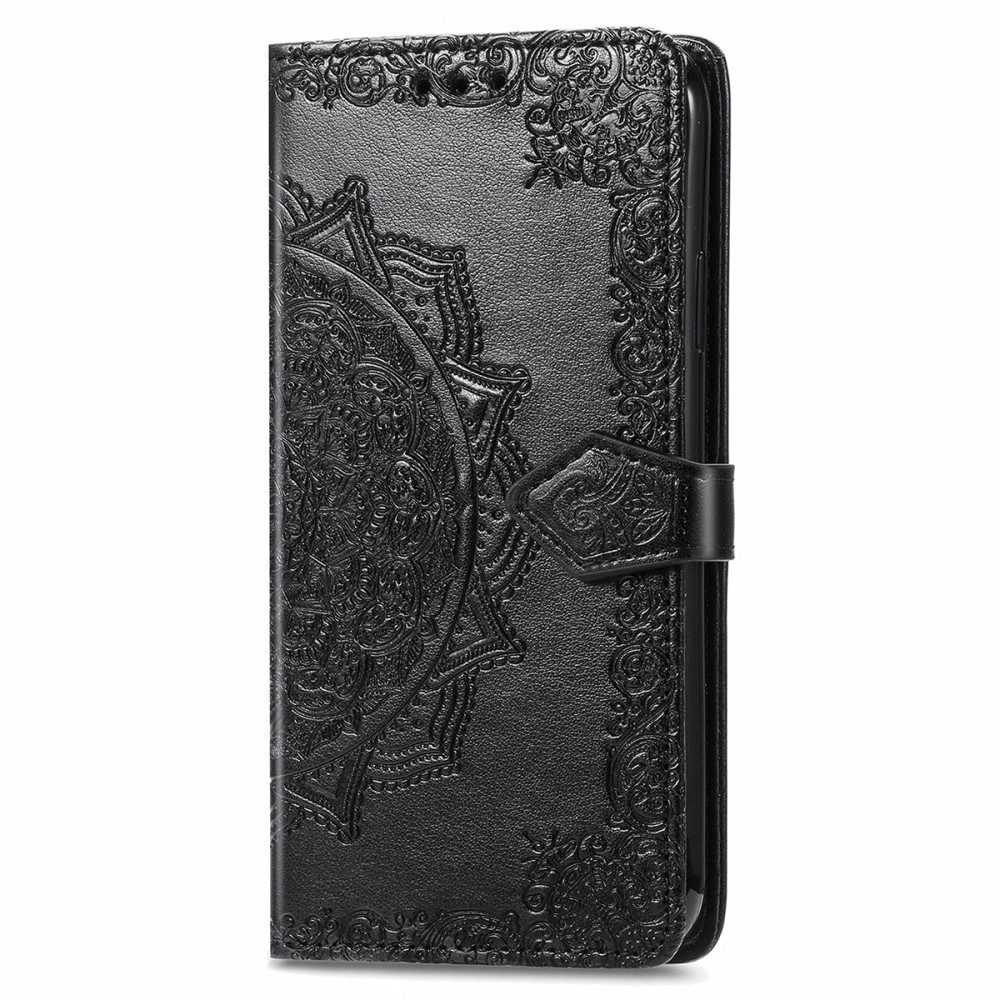  iPhone 13 - Mandala Läder Fodral - Svart