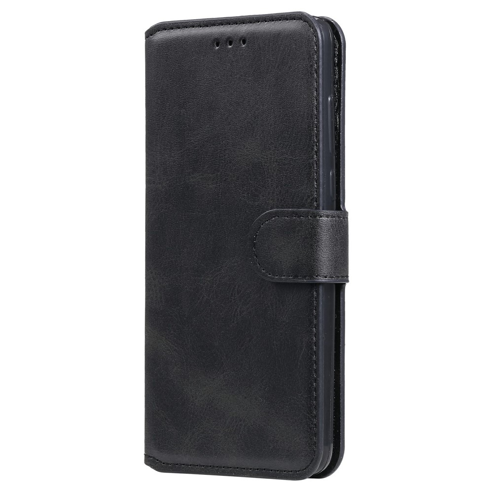  iPhone 13 - Solid Läder Fodral - Svart