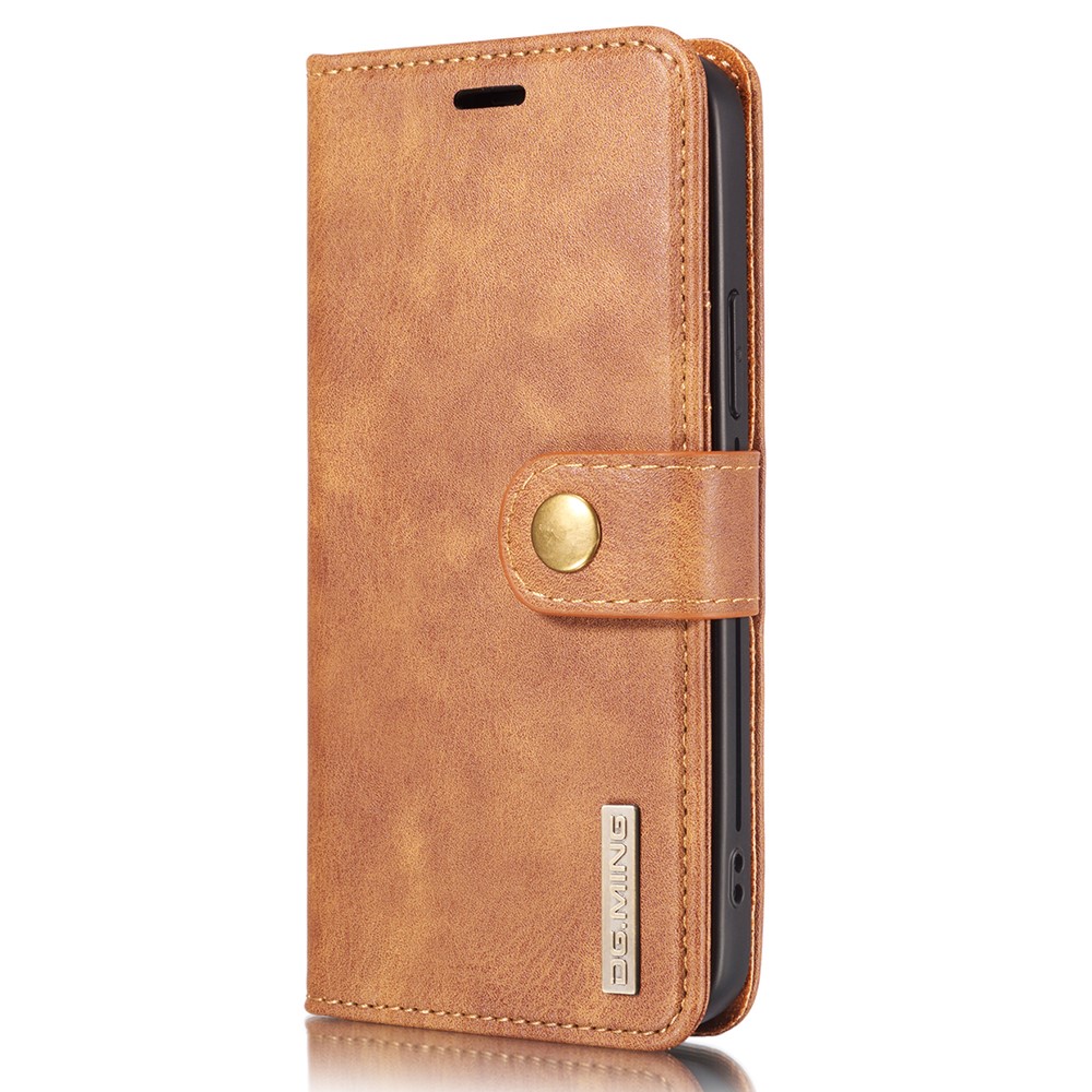 DG.MING iPhone 13 - DG.MING 2in1 Magnet Fodral / Skal - Brun