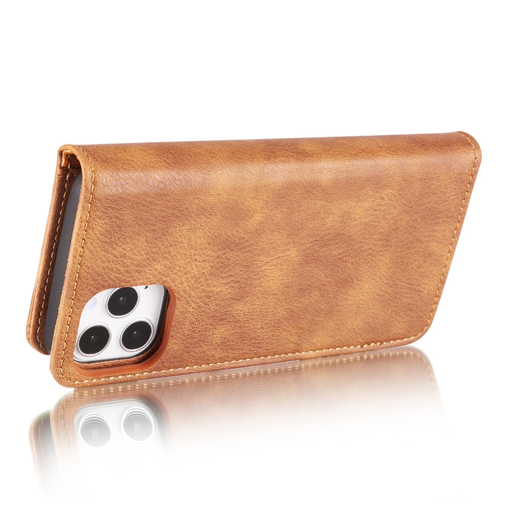 DG.MING iPhone 13 - DG.MING 2in1 Magnet Fodral / Skal - Brun