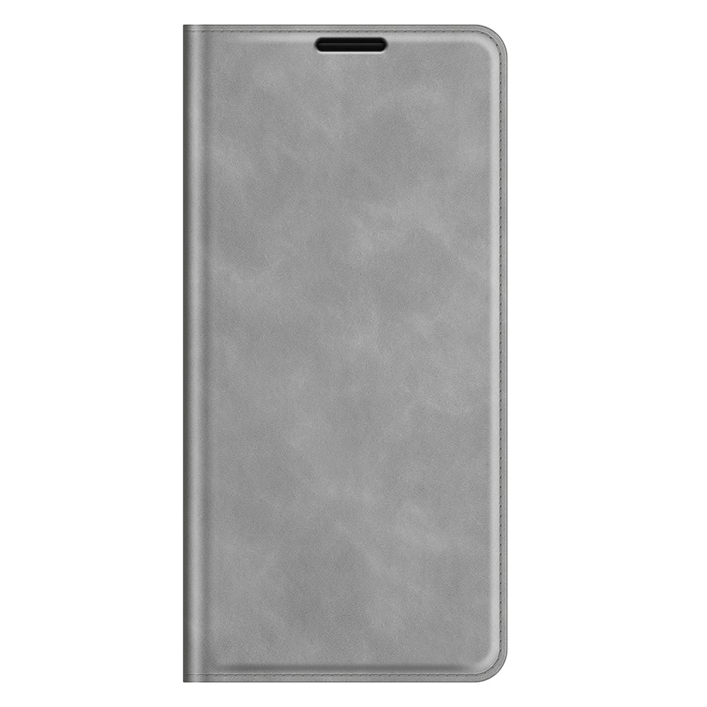  iPhone 13 Pro - Skin Touch Flip Fodral - Grå