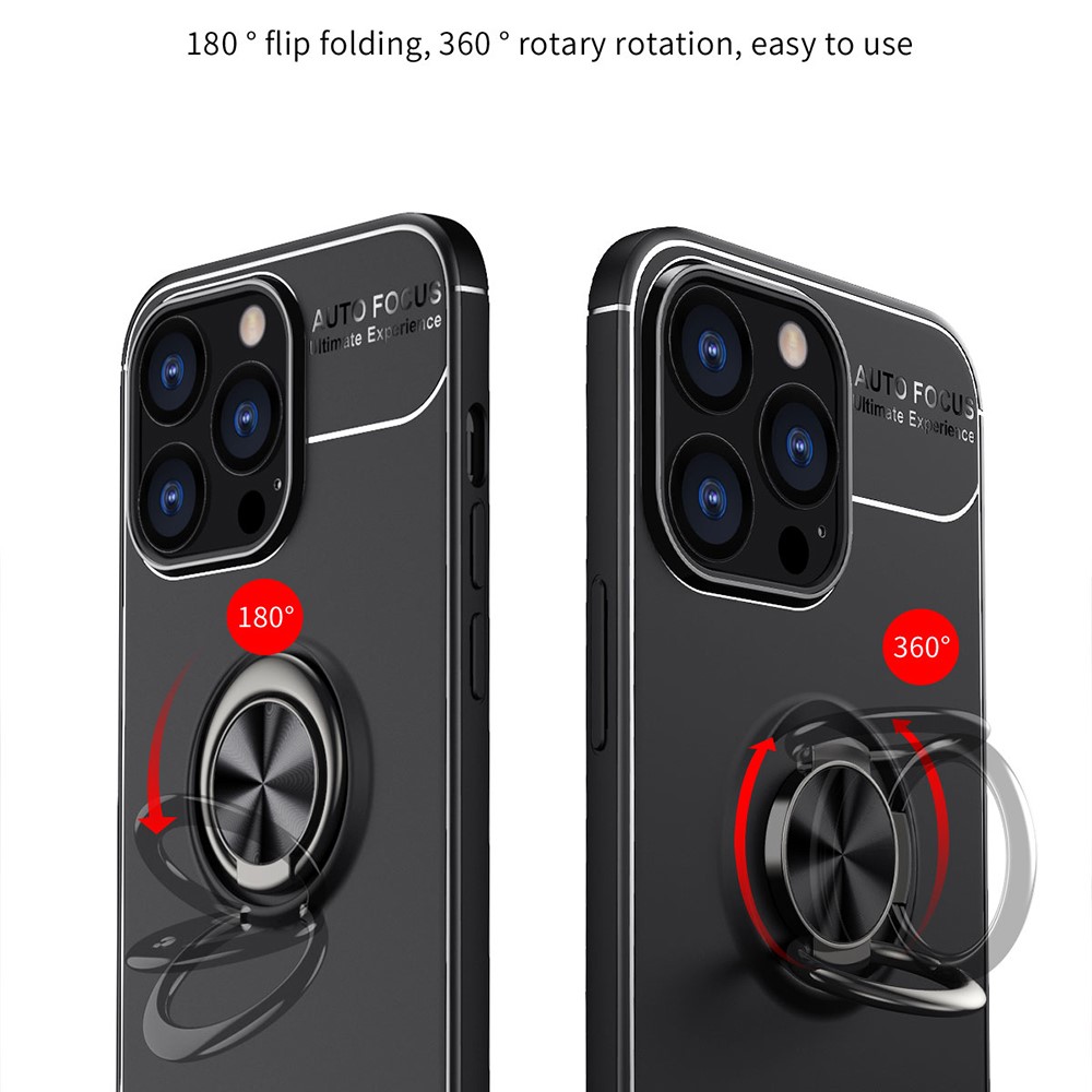 iPhone 13 Pro - Ring Skal - Svart/Roséguld