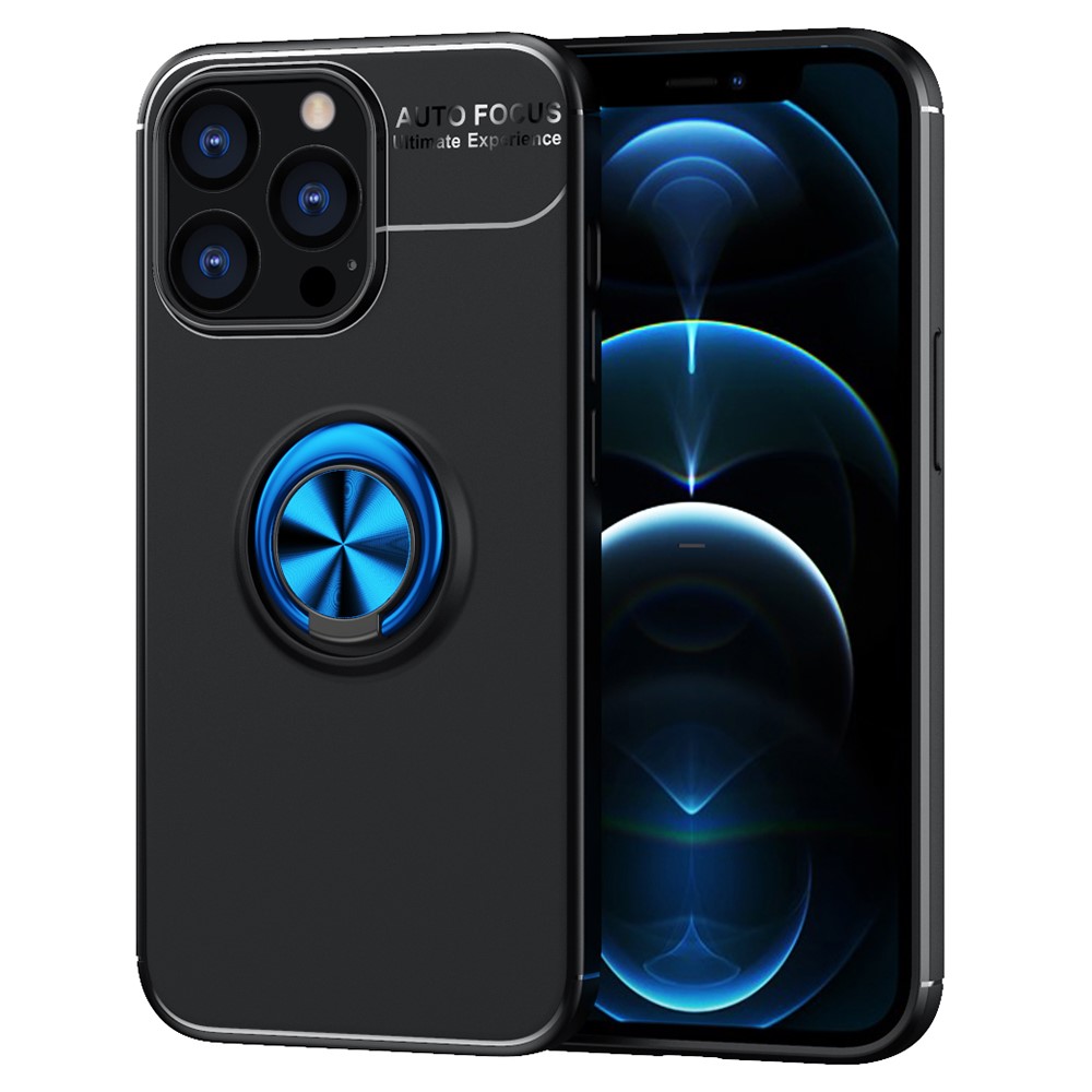 iPhone 13 Pro - Ring Skal - Svart/Blå