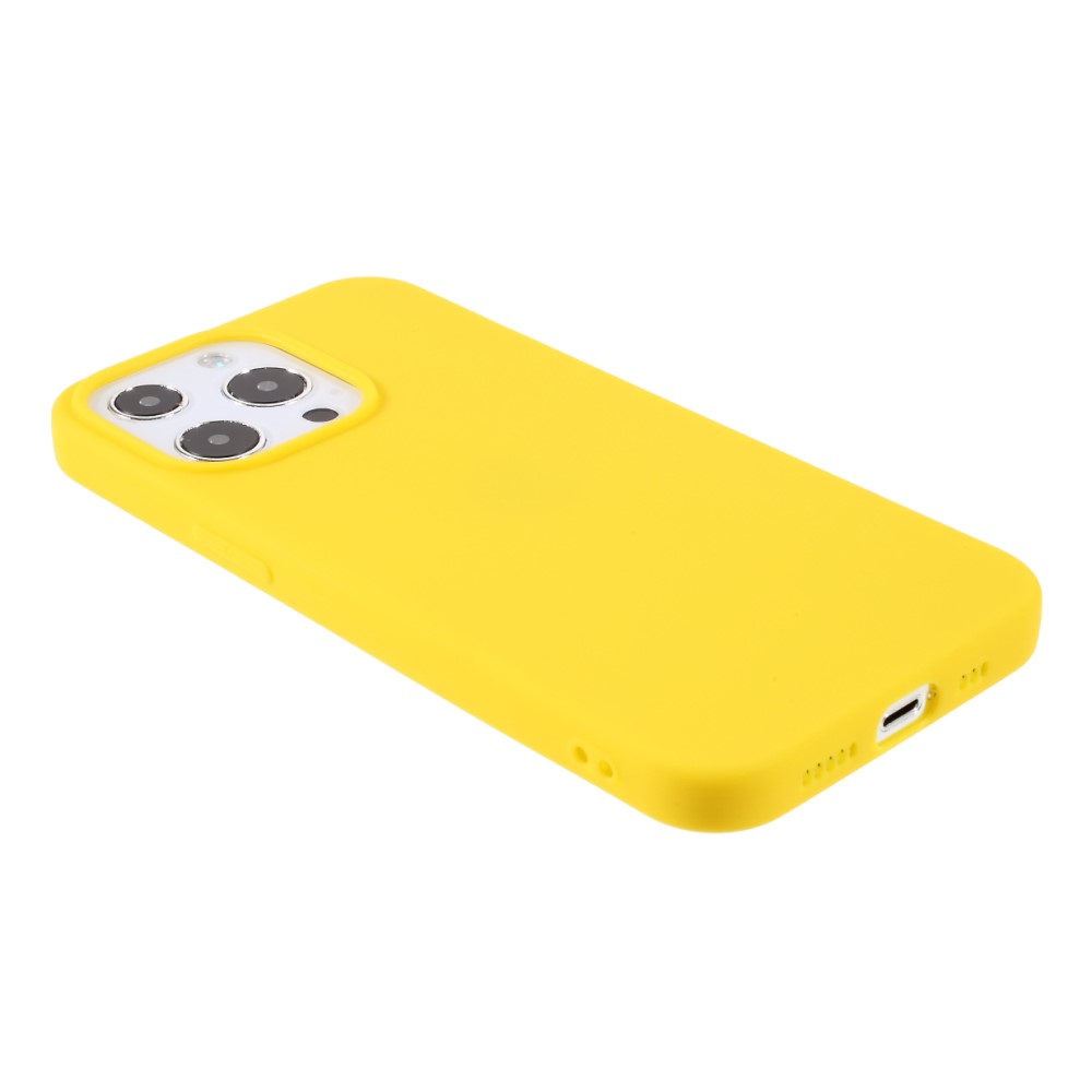  iPhone 13 Pro - Matt TPU Skal - Gul