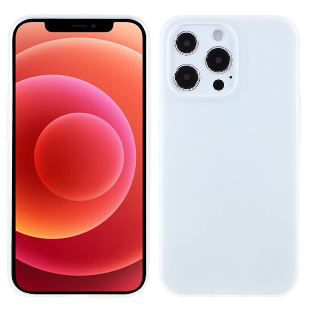  iPhone 13 Pro - Matt TPU Skal - Vit