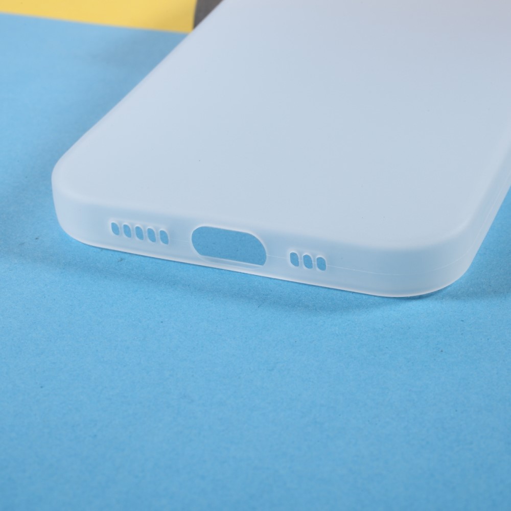  iPhone 13 Pro - Matt TPU Skal - Vit