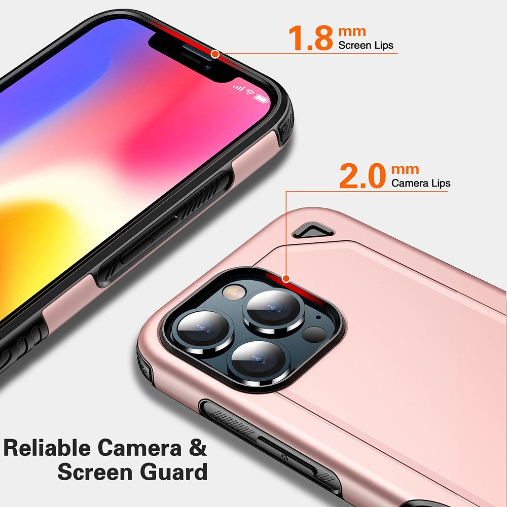  iPhone 13 Pro - Armor Hybrid Skal - Röd