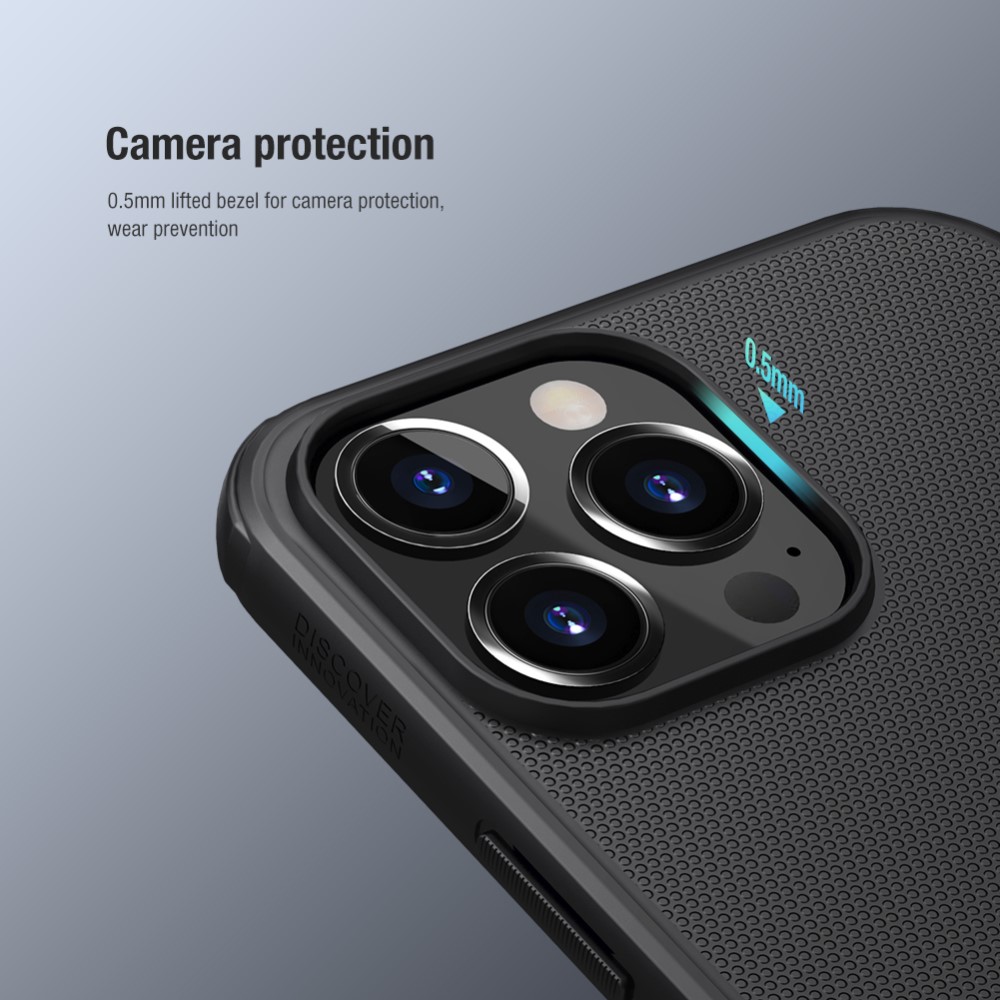 NILLKIN iPhone 13 Pro - NILLKIN Shield Frostat Skal - Blå