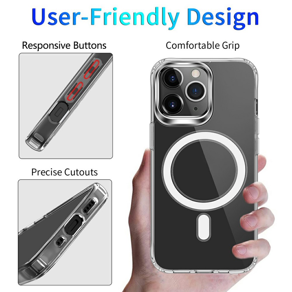  iPhone 13 Pro - MagSafe Hybrid Skal - Transparent