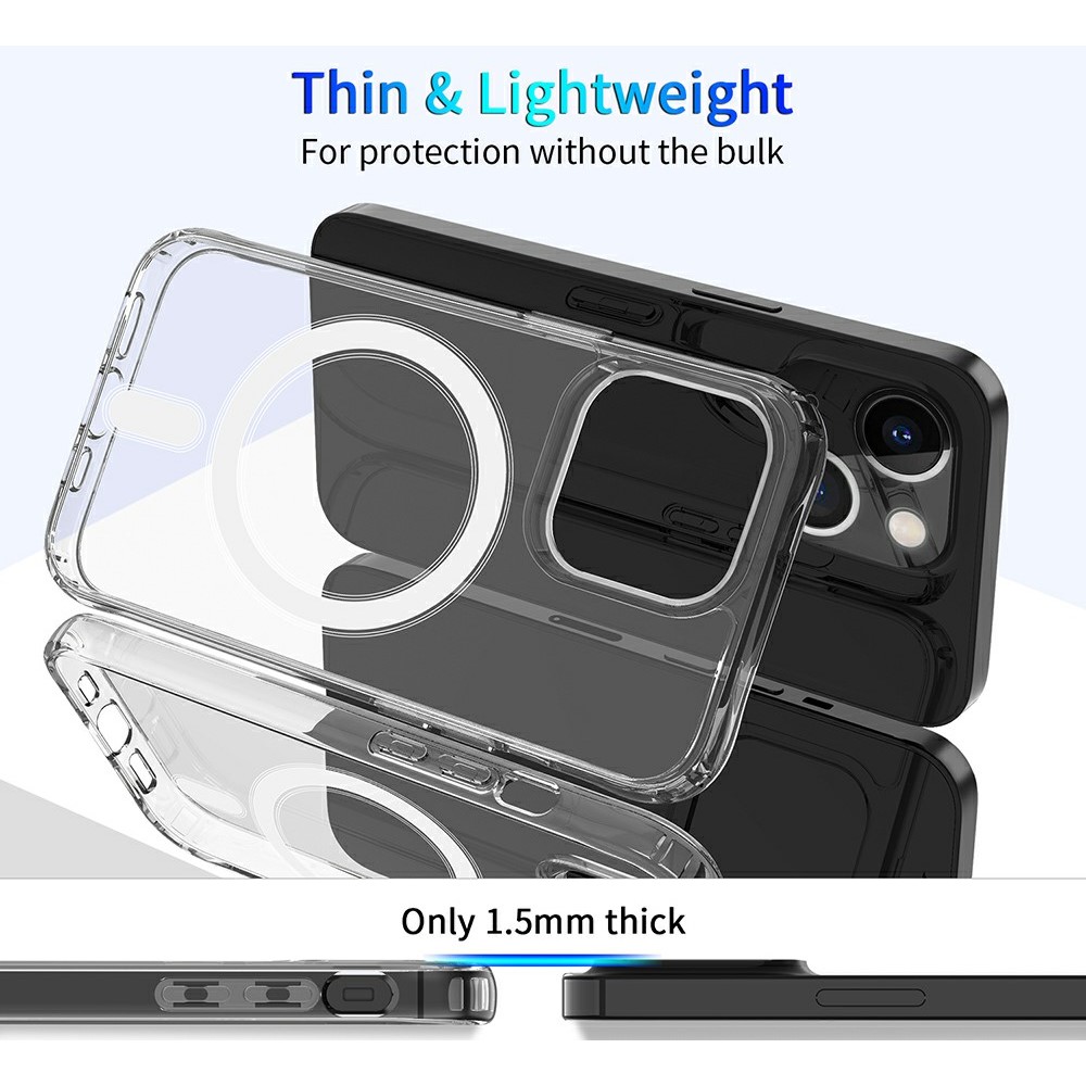  iPhone 13 Pro - MagSafe Hybrid Skal - Transparent