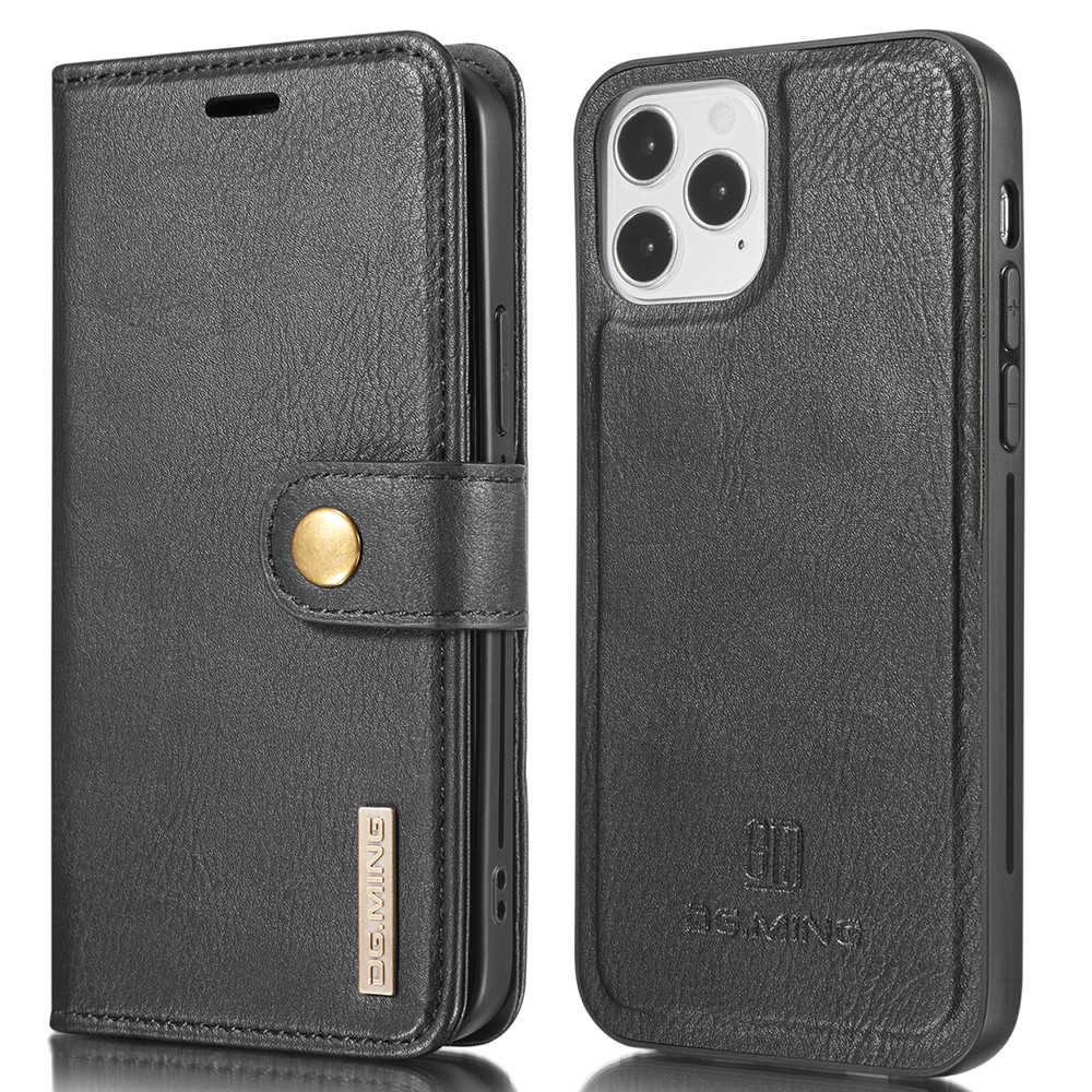DG.MING iPhone 13 Pro - DG.MING 2in1 Magnet Fodral / Skal - Svart