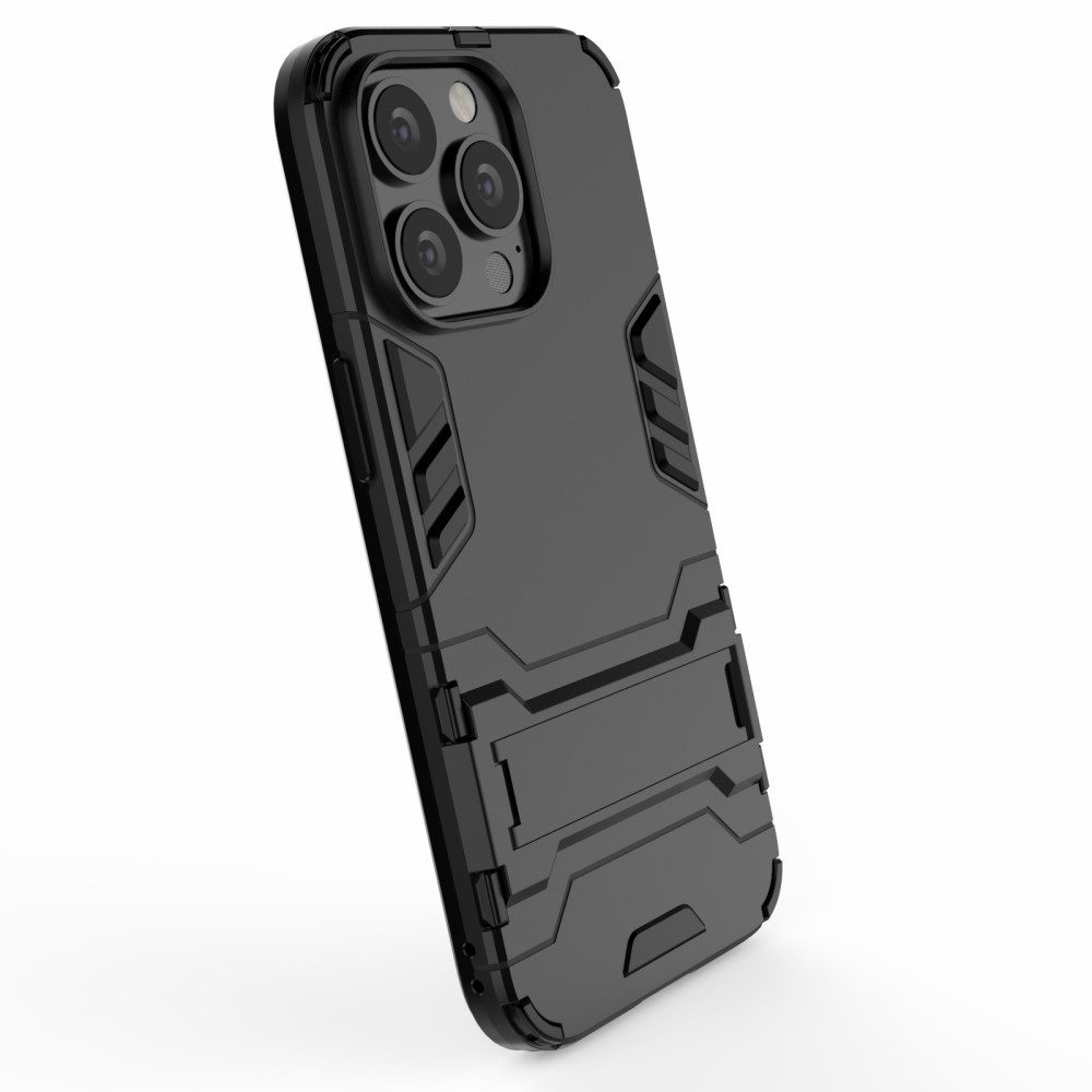  iPhone 13 Pro - Armor Hybrid Skal Kickstand - Svart