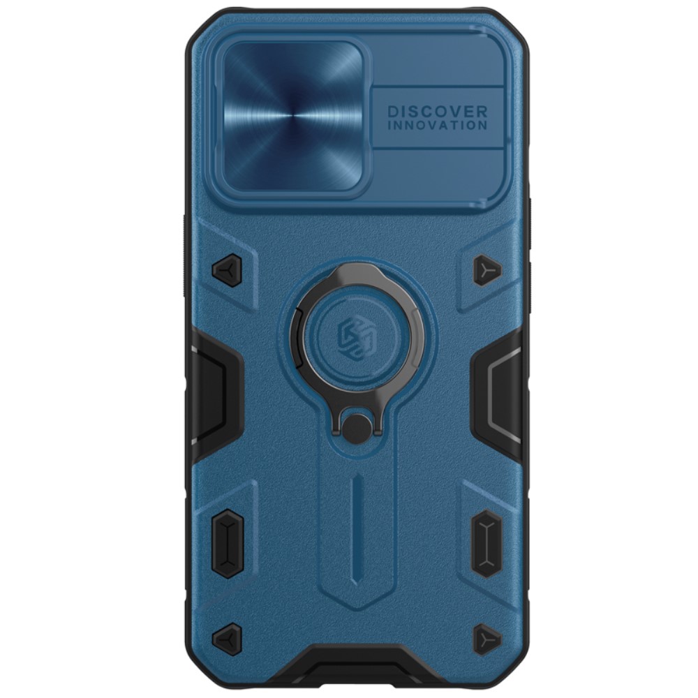 NILLKIN iPhone 13 Pro - NILLKIN CamShield Armor Hybrid Ring Skal - Blå