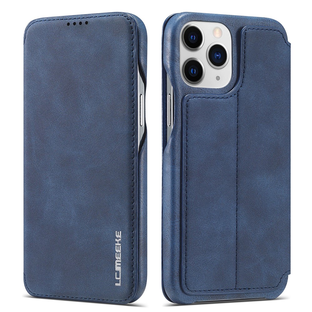 LC.IMEEKE iPhone 13 Pro - LC.IMEEKE Läder Flip Fodral - Blå