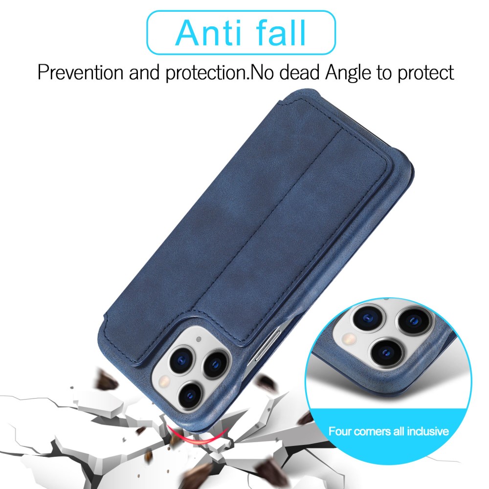 LC.IMEEKE iPhone 13 Pro - LC.IMEEKE Läder Flip Fodral - Blå