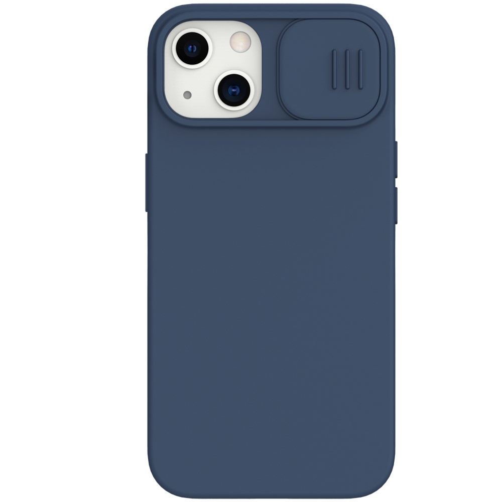 NILLKIN iPhone 13 Pro - NILLKIN MagSafe CamShield Silky Liquid Skal - Blå