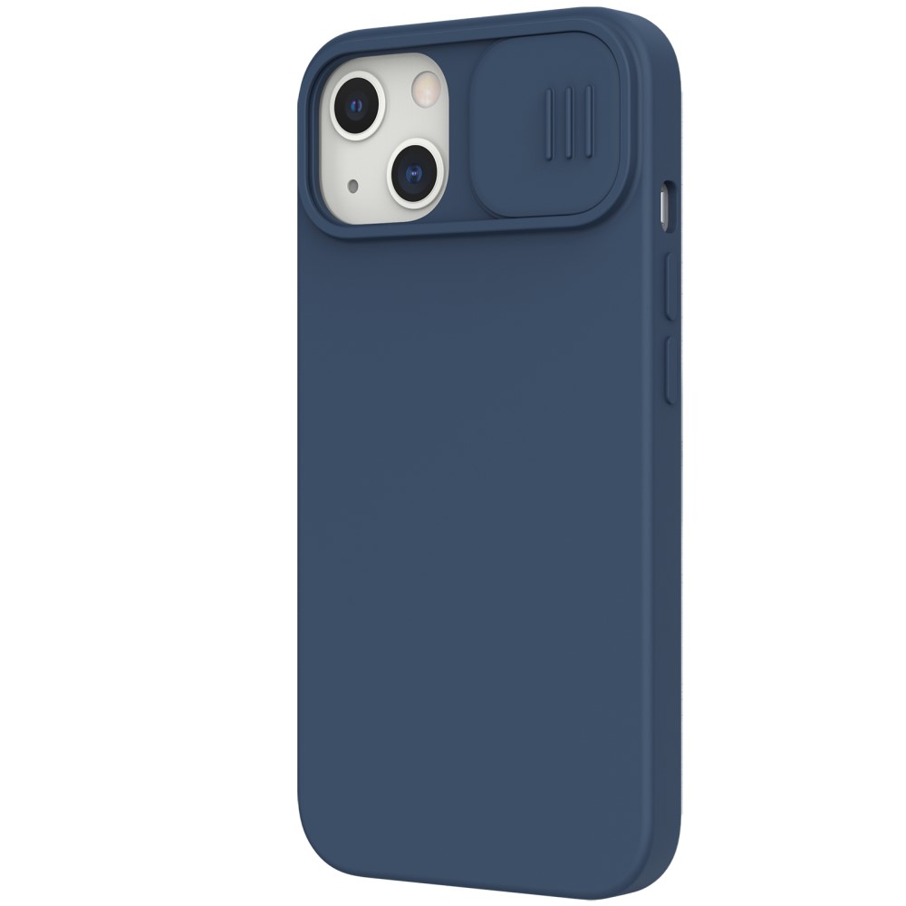 NILLKIN iPhone 13 Pro - NILLKIN MagSafe CamShield Silky Liquid Skal - Blå